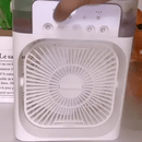 3 In 1 Mini USB Fan With Mist Water Spray